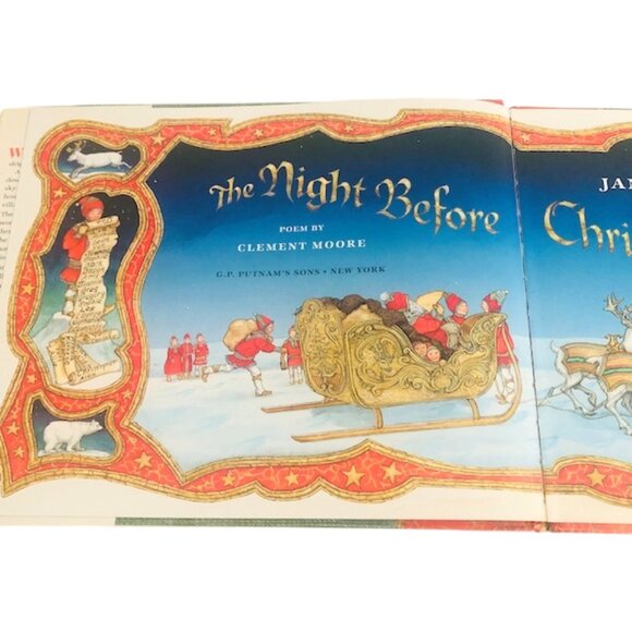 Vintage The Night Before Christmas by Jan Brett 2011 - Picture 2 of 5
